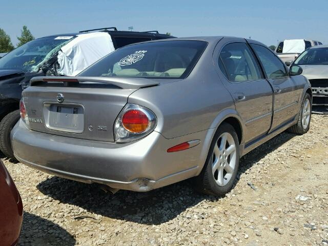 JN1DA31D32T420597 - 2002 NISSAN MAXIMA GLE SILVER photo 4