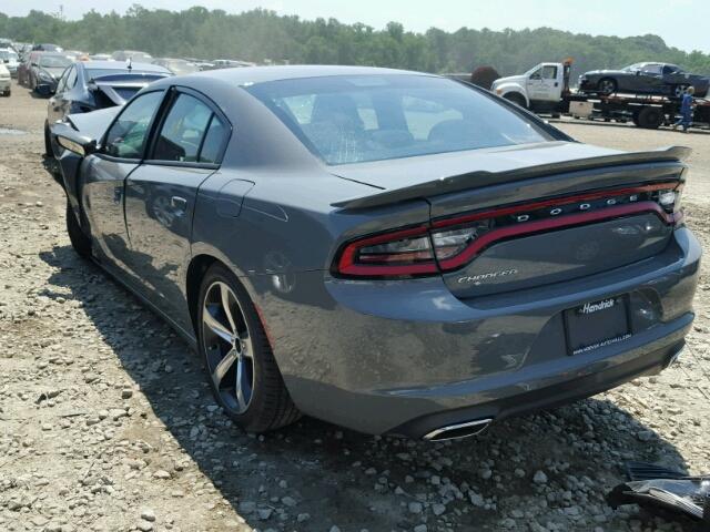 2C3CDXBG6HH618777 - 2017 DODGE CHARGER SE GRAY photo 3