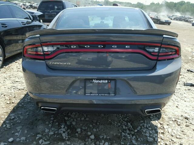 2C3CDXBG6HH618777 - 2017 DODGE CHARGER SE GRAY photo 9