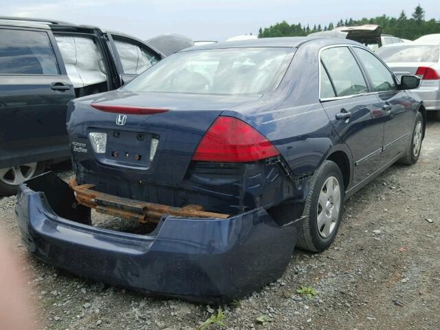 1HGCM56416A095715 - 2006 HONDA ACCORD LX BLUE photo 4