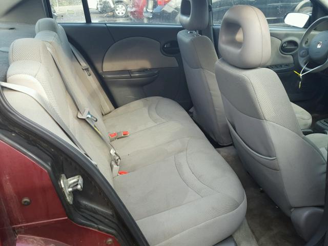 1G8AJ52F93Z107204 - 2003 SATURN ION LEVEL BURGUNDY photo 6