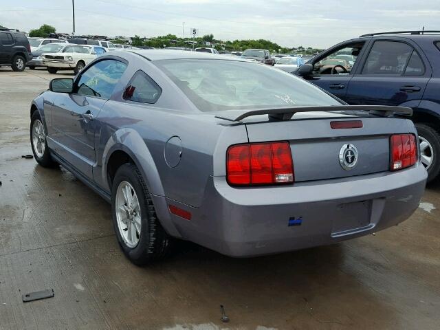 1ZVFT80N565179348 - 2006 FORD MUSTANG GRAY photo 3