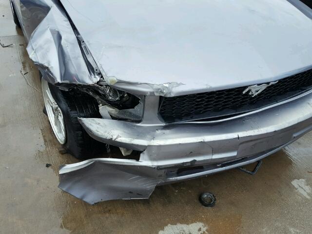 1ZVFT80N565179348 - 2006 FORD MUSTANG GRAY photo 9