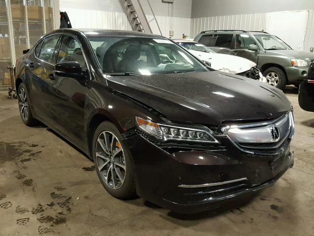 19UUB2F35FA017423 - 2015 ACURA TLX BURGUNDY photo 1