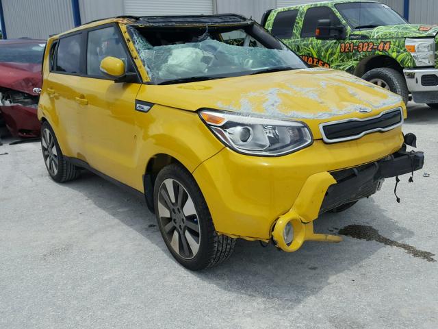 KNDJX3A5XE7084287 - 2014 KIA SOUL ! YELLOW photo 1