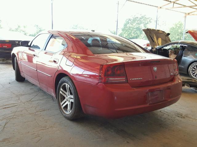 2B3LA53H86H484241 - 2006 DODGE CHARGER R/ RED photo 3