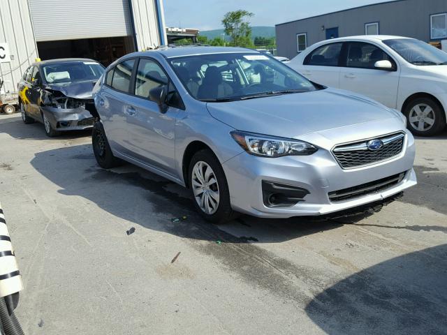 4S3GKAA64J3618987 - 2018 SUBARU IMPREZA SILVER photo 1