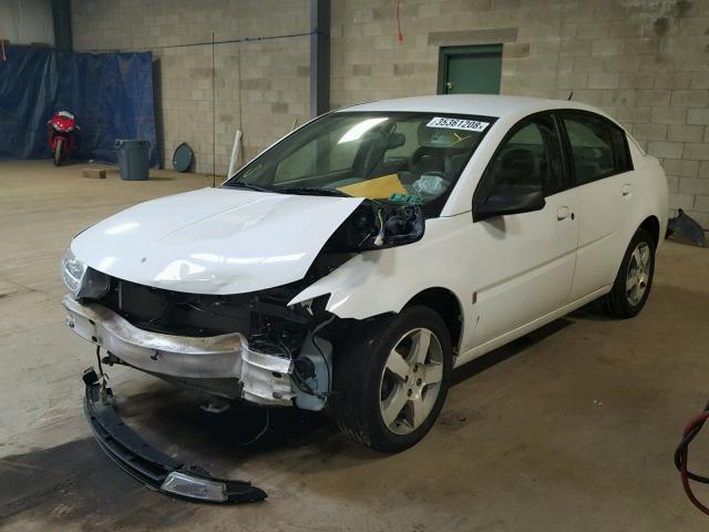 1G8AL55FX7Z176950 - 2007 SATURN ION LEVEL WHITE photo 2