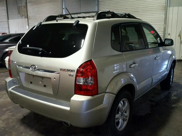 KM8JN12D57U486976 - 2007 HYUNDAI TUCSON SE GOLD photo 4