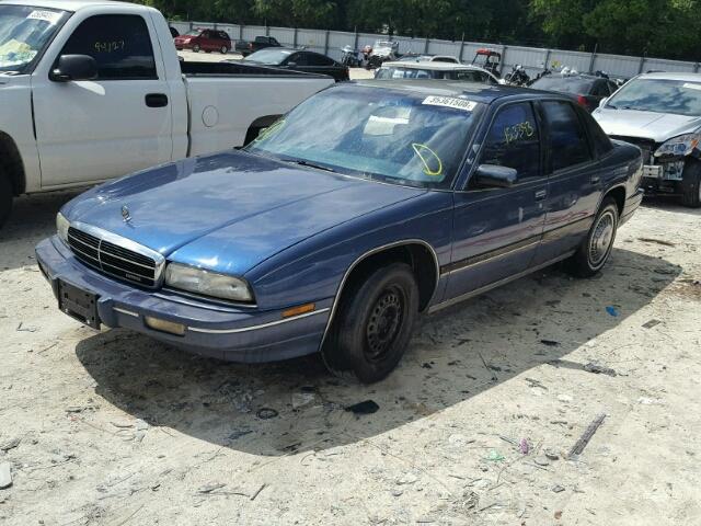 2G4WB54L2P1402862 - 1993 BUICK REGAL CUST BLUE photo 2