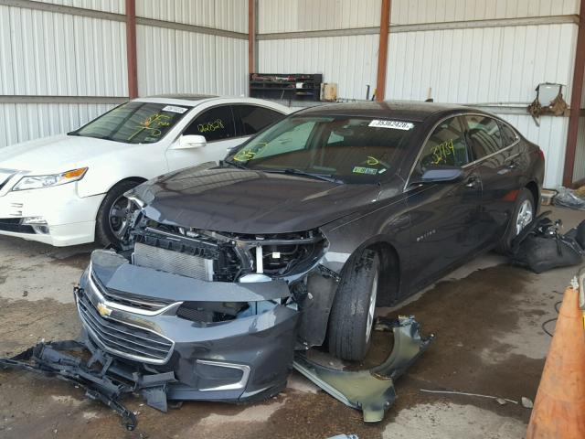 1G1ZB5ST1HF232808 - 2017 CHEVROLET MALIBU LS 灰色 照片 2