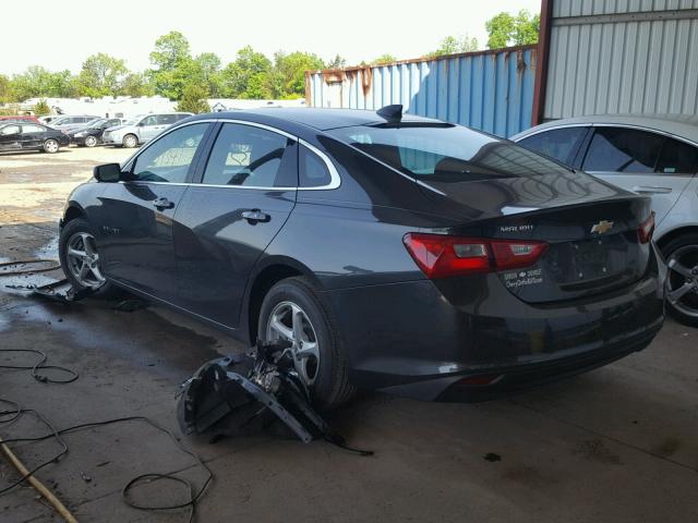 1G1ZB5ST1HF232808 - 2017 CHEVROLET MALIBU LS 灰色 照片 3