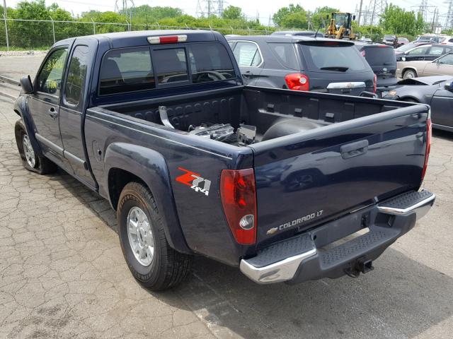 1GCDT49E788204919 - 2008 CHEVROLET COLORADO L BLUE photo 3