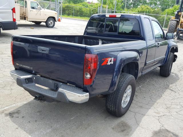1GCDT49E788204919 - 2008 CHEVROLET COLORADO L BLUE photo 4
