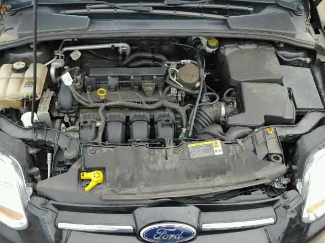 1FAHP3F27CL415723 - 2012 FORD FOCUS SE BLACK photo 7