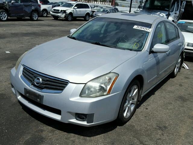 1N4BA41E77C832201 - 2007 NISSAN MAXIMA SE SILVER photo 2