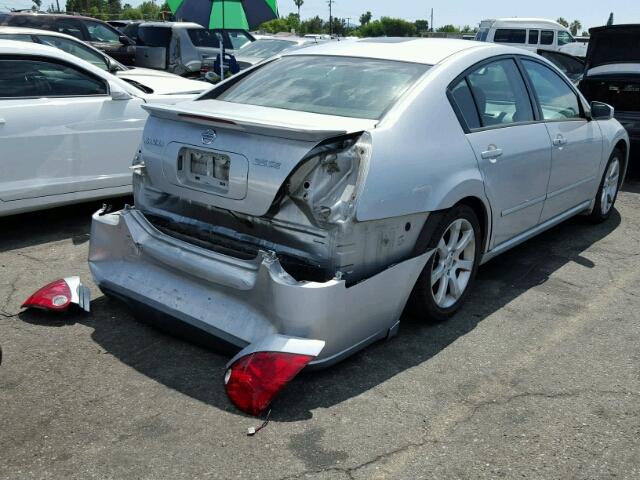 1N4BA41E77C832201 - 2007 NISSAN MAXIMA SE SILVER photo 4