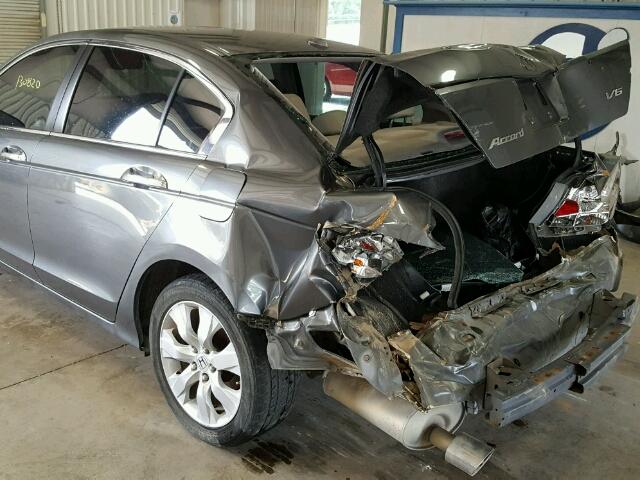 1HGCP36818A071819 - 2008 HONDA ACCORD EXL GRAY photo 9