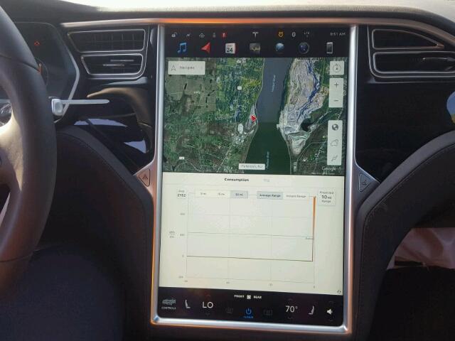 5YJXCAE27HF071098 - 2017 TESLA MODEL X BLACK photo 9