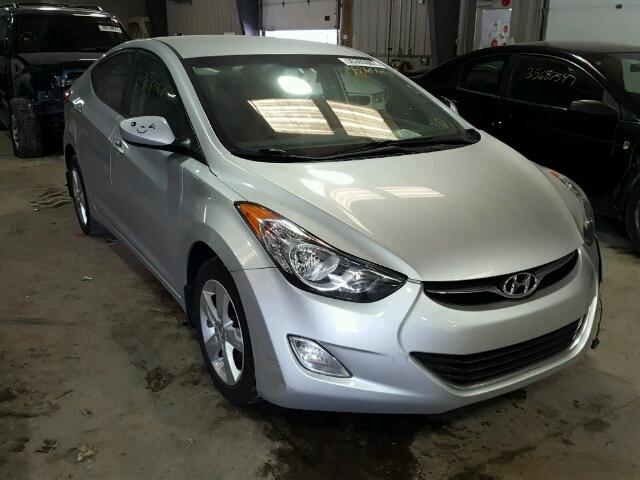 KMHDH4AE2CU332753 - 2012 HYUNDAI ELANTRA GL SILVER photo 1