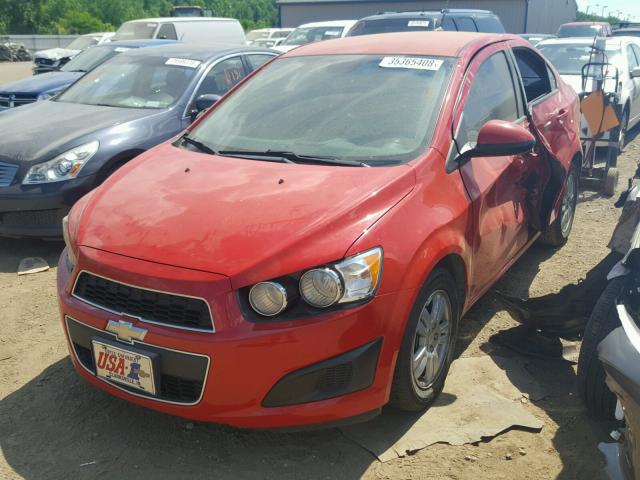 1G1JA5SH1C4167989 - 2012 CHEVROLET SONIC LS 红色 照片 2