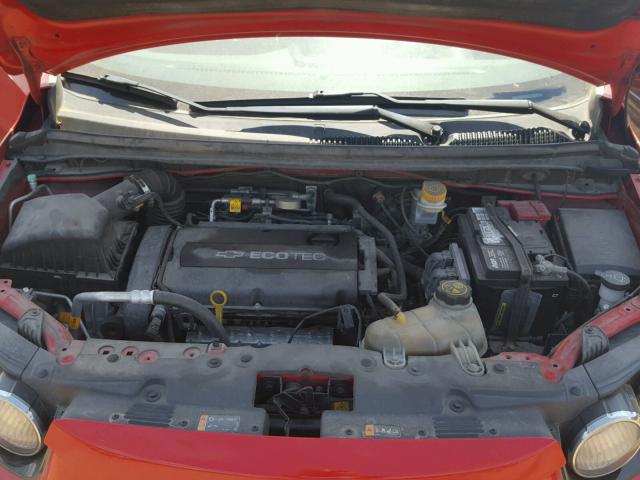 1G1JA5SH1C4167989 - 2012 CHEVROLET SONIC LS 红色 照片 7