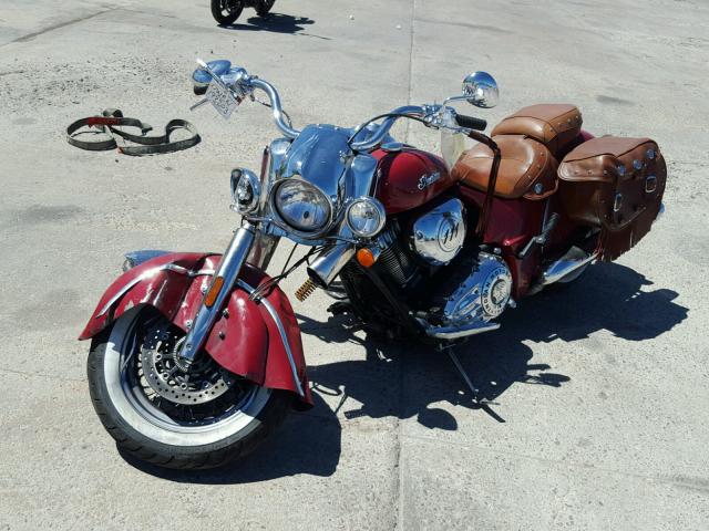 56KCCVAA2F3328532 - 2015 INDIAN MOTORCYCLE CO. CHIEF VINT RED photo 2
