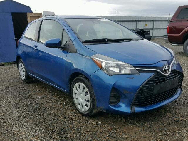 VNKJTUD37HA074343 - 2017 TOYOTA YARIS L BLUE photo 1