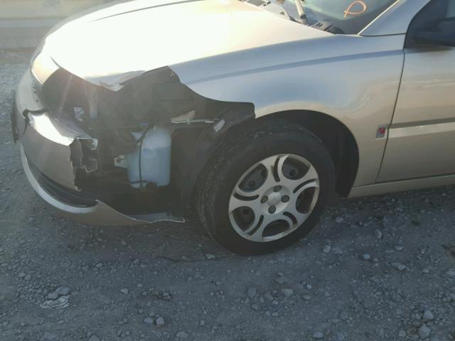 1G8AJ52FX4Z215073 - 2004 SATURN ION LEVEL BEIGE photo 9