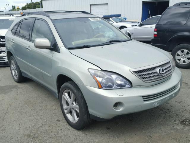 JTJHW31U182063500 - 2008 LEXUS RX 400H SILVER photo 1