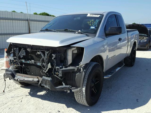 1N6BA0CH3BN324831 - 2011 NISSAN TITAN S SILVER photo 2