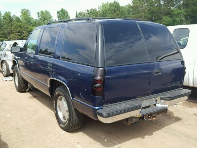 1GNEK13R9XJ300793 - 1999 CHEVROLET TAHOE BLUE photo 3