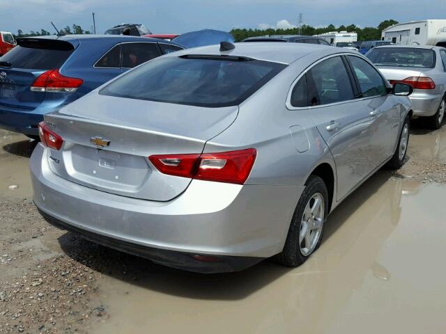 1G1ZB5ST4JF148522 - 2018 CHEVROLET MALIBU LS 银色 照片 4