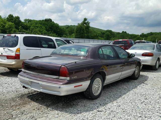 2C3ED56F8RH616805 - 1994 CHRYSLER LHS MAROON photo 4