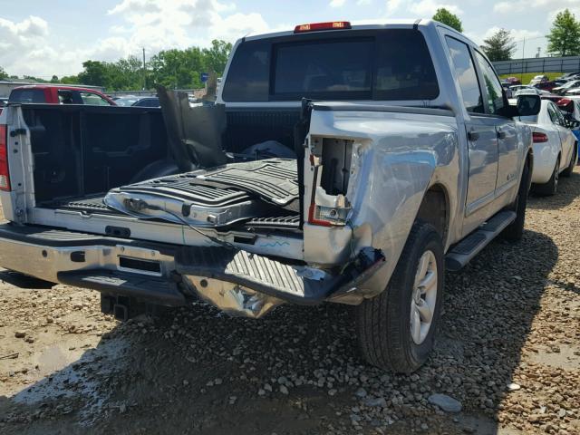 1N6BA0EC0EN509537 - 2014 NISSAN TITAN S SILVER photo 9