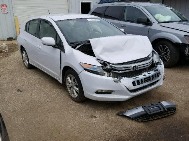 JHMZE2H73AS042706 - 2010 HONDA INSIGHT EX WHITE photo 1