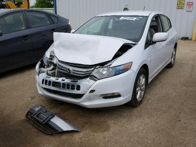 JHMZE2H73AS042706 - 2010 HONDA INSIGHT EX WHITE photo 2