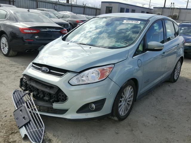 1FADP5CU7EL511113 - 2014 FORD C-MAX PREM BLUE photo 2