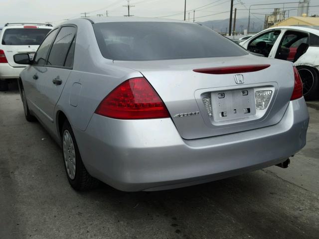 1HGCM56166A026752 - 2006 HONDA ACCORD VAL SILVER photo 3