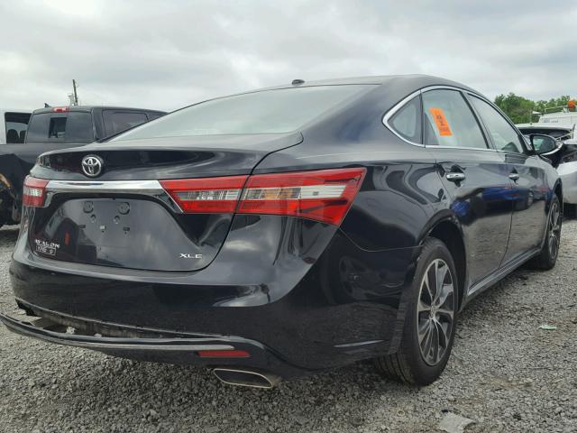 4T1BK1EB7HU257420 - 2017 TOYOTA AVALON XLE BLACK photo 4
