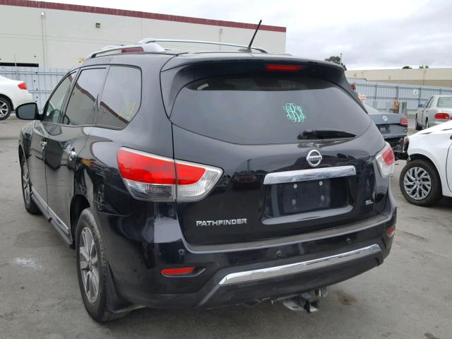 5N1AR2MN5DC603750 - 2013 NISSAN PATHFINDER BLACK photo 3