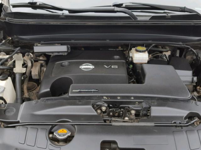 5N1AR2MN5DC603750 - 2013 NISSAN PATHFINDER BLACK photo 7