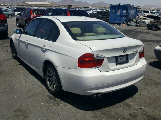 WBAVB17566NK38807 - 2006 BMW 325 I AUTO WHITE photo 3