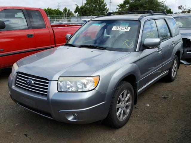 JF1SG65667H736981 - 2007 SUBARU FORESTER 2 SILVER photo 2