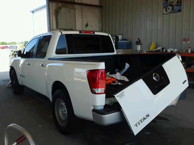 1N6BA0EK4CN305506 - 2012 NISSAN TITAN S WHITE photo 3