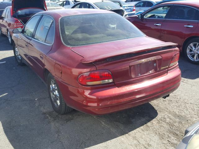 1G3WS52H21F161789 - 2001 OLDSMOBILE INTRIGUE G BURGUNDY photo 3