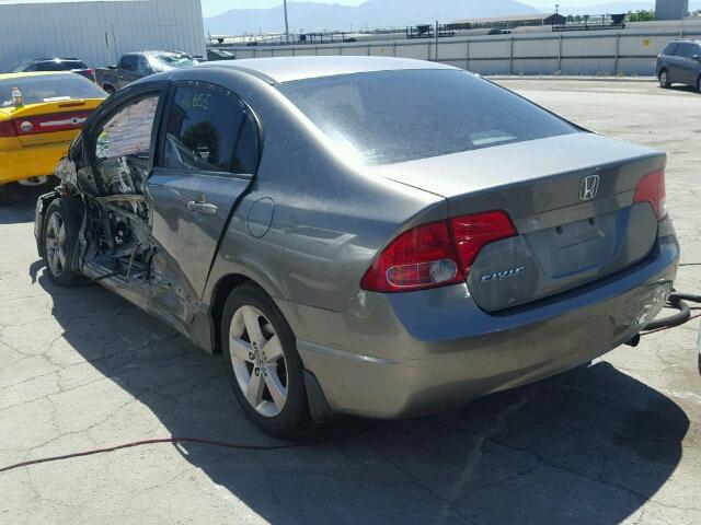1HGFA16958L037799 - 2008 HONDA CIVIC EXL 灰色 照片 3
