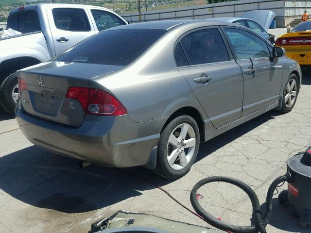 1HGFA16958L037799 - 2008 HONDA CIVIC EXL 灰色 照片 4