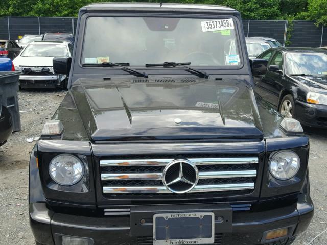 WDCYR49E22X129294 - 2002 MERCEDES-BENZ G 500 BLACK photo 9