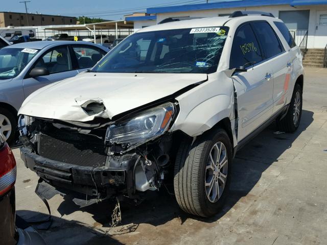 1GKKRRKD4DJ231796 - 2013 GMC ACADIA SLT თეთრი ფოტო 2